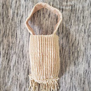 Vintage Roaring '20s Beaded Tassle Pouch Purse